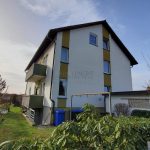 Hausansicht hinten Wäschetrocknen