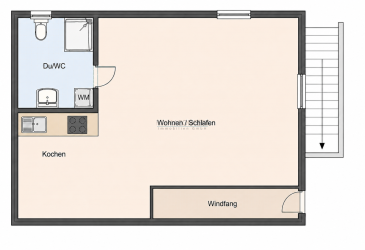 Einligerwohnung Visualisierung